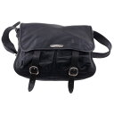 CHROME HEARTS(クロムハーツ) SHOULDER BAG-SM ガンスリンガーストラップレザーショルダーバッグ【中古】【程度B】【カラーブラック】【...