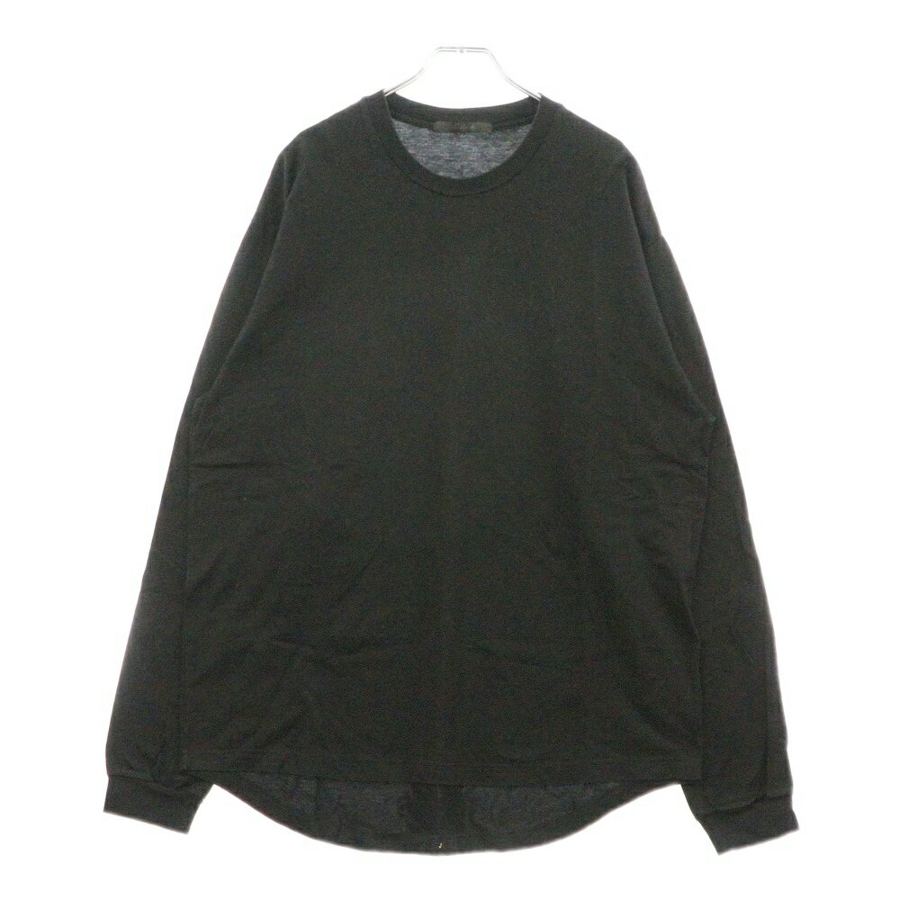 TATRAS(タトラス) サイズ:3 バッグロゴプリント クルーネック長袖Tシャツカットソー ブラック MTAT21S8127-01【中古】【程度A】【カラーブラック】【取扱店舗BRING梅田茶屋町店】