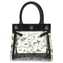 CHROME HEARTS(クロムハーツ) DREW MINI ドリューミニ PVC加工クロスボールボタントートバッグ【中古】【程度B】【カラーマルチカラー】【...