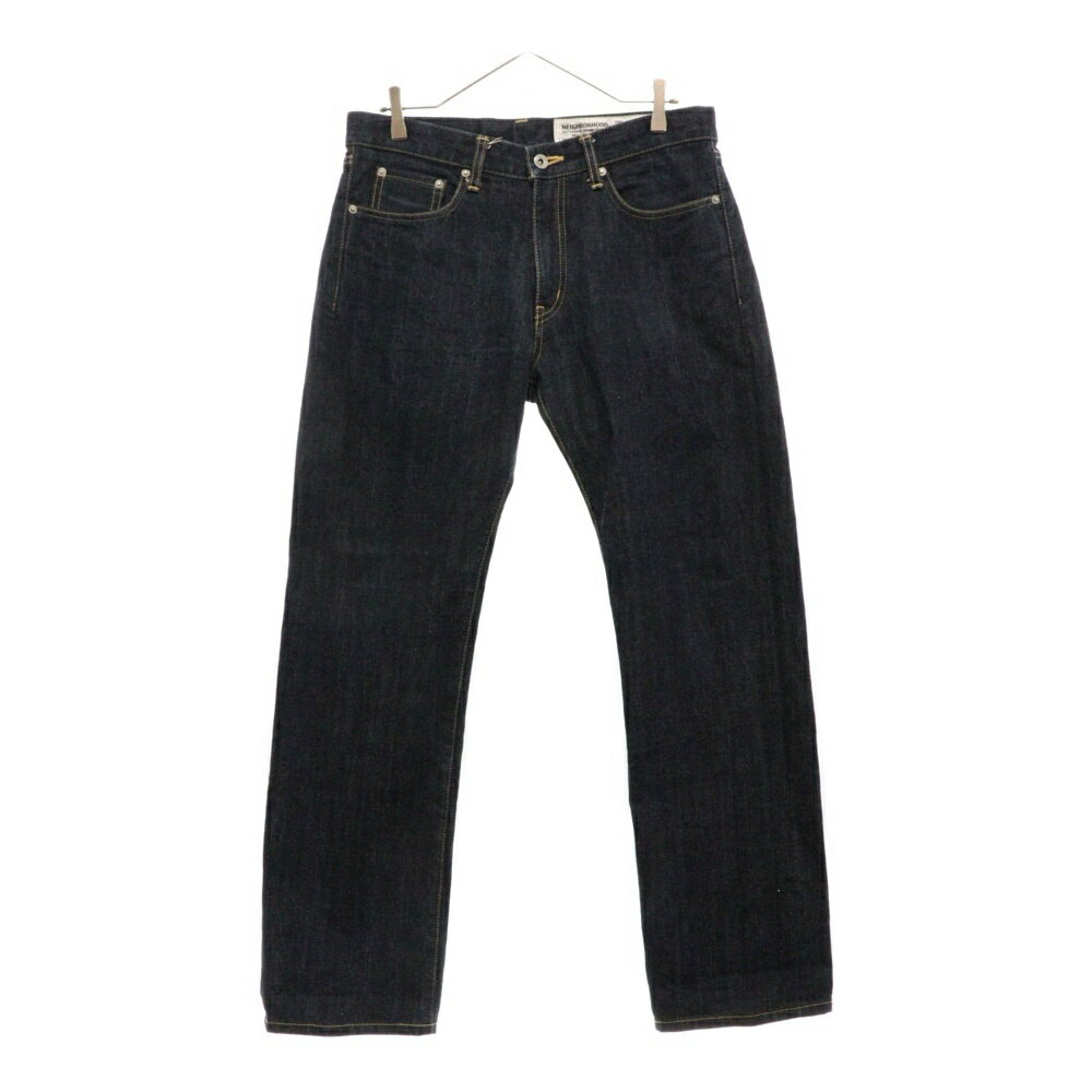NEIGHBORHOOD(ネイバーフッド) サイズ:M MID タイプ ストレート デニムパンツ インディゴ 172DCNH-PTM02【中古】【程度A】【カラーブルー】【取扱店舗BRING THRIFT CLOSET 湘南平塚店】