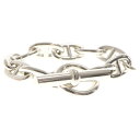 HERMES(エルメス) サイズ:11LINK Chaine dAncre TGM 11LINK シェーヌダンクル ブレスレット シルバー【新古品/中古】【程度...