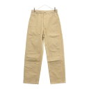 【sale対象】AURALEE(オーラリー) サイズ:3 22AW COTTON OILED CANVAS PANTS ペインターパンツ ベージュ【中古】【程度...