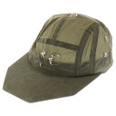 THUG CLUB(サグクラブ) サイズ:OS 24AW Bio Recycle Cap リナイロン アーミーキャップ 帽子 カーキ TC24AC2101【新古...