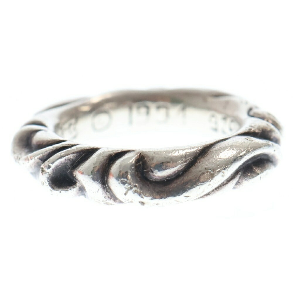 CHROME HEARTS(クロムハーツ) サイズ:7号 SCRL BAND スクロールバンド リング シルバー BCA351【中古】【程度B】【カラーシルバー】【取扱店舗原宿】
