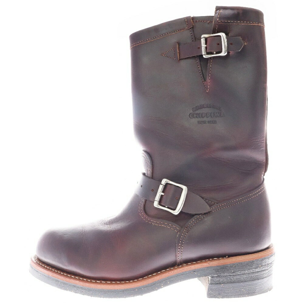 Vibramソールカスタム】 チペワ白タグ たわま エンジニア 8E Vibramソールカスタム】 チペワ白タグ たわま エンジニア 8E