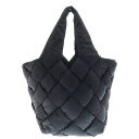 BOTTEGA VENETA(ボッテガヴェネタ) パテッド テック カセット ナイロン トートバッグ ブラック【中古】【程度B】【カラーブラック】【取扱店舗BR...