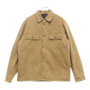 CHROME HEARTS(クロムハーツ) サイズ:XL WORK DOG SHIRTS ヘリンボーン ワークドック シャツ ジャケット カーキ【中古】【程度B...