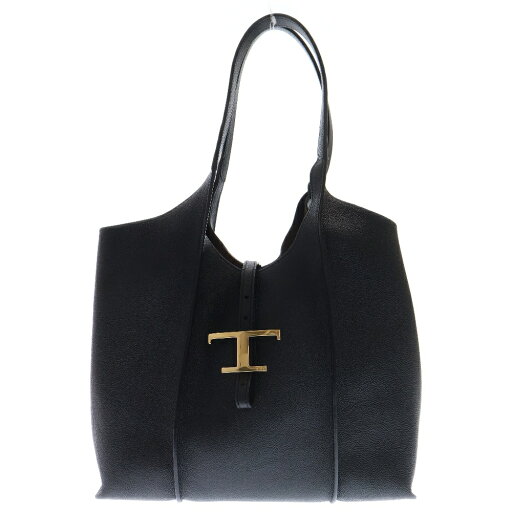 TOD'S(トッズ) Tタイムレス スモール ハンドバッグ トートバッグ ブラック レザー ポーチ ゴールド金具【中古】【程度A】【カラーブラック】【オンライン限定商品】 TOD'S(トッズ) Tタイムレス スモール ハンドバッグ トートバッグ ブラック レザー ポーチ ゴールド金具【中古】【程度A】【カラーブラック】【オンライン限定商品】