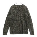 nano universe(ナノユニバース) クルーネック ニットセーター グレー/ブラック【中古】【程度B】【カラーグレー】【オンライン限定商品】