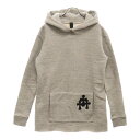 CHROME HEARTS(クロムハーツ) サイズ:M 3クロスパッチ付き カットオフプルオーバーパーカー フーディー グレー【中古】【程度A】【カラーグレー】...