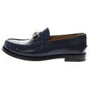 GUCCI(グッチ) サイズ:6.5 ホースビットローファー ネイビー 776660 シューズ【中古】【程度A】【カラーネイビー】【取扱店舗BRING札幌店】