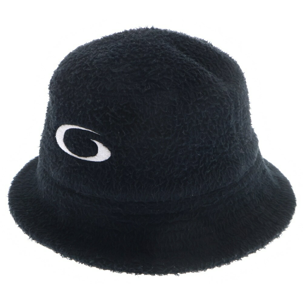 main story ブラック バケットハット s/m 未使用 A.M.S. 帽子 ハット A.M.S.別注 フェイクレザー ツイル デニム