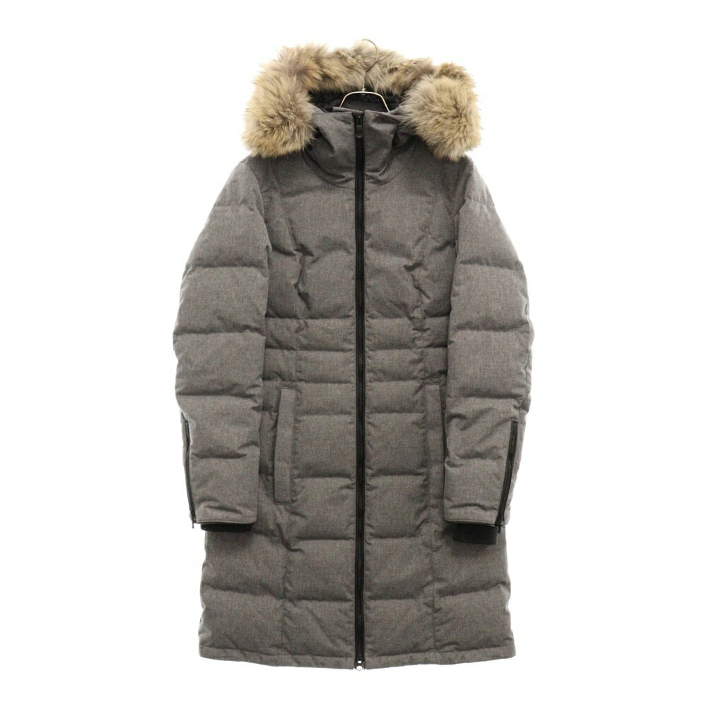 CANADA GOOSE(カナダグース) サイズ:S PEMBINA COAT バンビーナコート ファーフーデッドダウンジャケット グレー レディース 2582L【中古】【程度A】【カラーグレー】【オンライン限定商品】