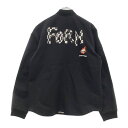 CHROME HEARTS(クロムハーツ) サイズ:L PPO FORM BOMBER JACKET MATTY BOYバックプリントジャケットブルゾン ブラッ...