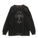 CHROME HEARTS(クロムハーツ) サイズ:M × KYOSUKE HIMURO OLD L/S Tee 氷室京介 05/06 バッククロスプリント 長袖Tシャツ ロングスリーブカットソー ブラック【中古】【程度B】【カラーブラック】【取扱店舗BRING福岡天神店】