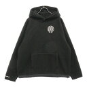 CHROME HEARTS(クロムハーツ) サイズ:L YNT U DETENT HDPL FLC クロスボールボタンプルオーバーフリースパーカー【中古】【程度...