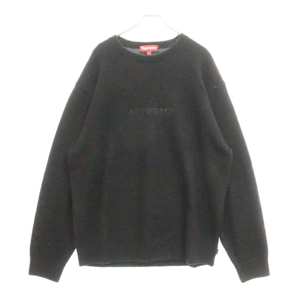 SUPREME(シュプリーム) サイズ:L 23AW Pilled Sweater ロゴ ウール ク