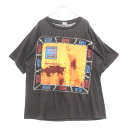 VINTAGE(ヴィンテージ) サイズ:XL 90s NINE INCH NAILS The Downward Spiral ナインインチネイルズ ロゴ両面プリ...