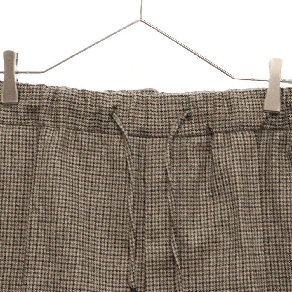 FENDI(フェンディ) サイズ:52 千鳥格子柄スラックスパンツ センタープレス ベージュ FB0479【新古品/中古】【程度S】【カラーベージュ】【取扱店舗BRING大宮店】