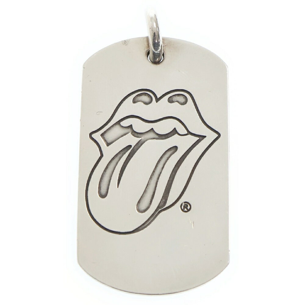 CHROME HEARTS(クロムハーツ) D TAG LRG LTD リップアンドタンドッグタ ラージドッグタグネックレストップ シルバー【中古】【程度B】【カラーシルバー】【取扱店舗OneStyle原宿店】