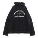 CHROME HEARTS(クロムハーツ) サイズ:XL SAILIN ON HD PLVR CHSMR クロス パッチ 刺繍 カシミヤ プルオーバー パーカー...