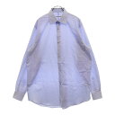 CHROME HEARTS(クロムハーツ) サイズ:43 BS FLEUR DRESS SHIRT BSフレアボタン 長袖ドレスシャツ ブルー【中古】【程度B】...