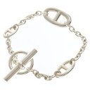 HERMES(エルメス) シェーヌダンクル ファランドール ブレスレット シルバー【中古】【程度A】【カラーシルバー】【取扱店舗BRING福岡天神店】