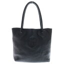 CHROME HEARTS(クロムハーツ) FSトート クロスパッチ付きレザートートバッグ ブラック【中古】【程度B】【カラーブラック】【取扱店舗OneStyl...