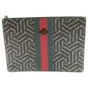 GUCCI(グッチ) GGカレイド クラッチバッグ ブラウン 429004【中古】【程度A】【カラーブラウン】【オンライン限定商品】