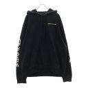 CHROME HEARTS(クロムハーツ) サイズ:M Tire Track Hoodie タイヤトラックバックプリント セメタリー プルオーバーパーカー ブラック【中古】【程度B】【カラーブラック】【取扱店舗BRINGアメリカ村店】