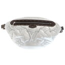 LOUIS VUITTON(ルイヴィトン) Maki Bumbag モノグラム LVピロー マキシバム ナイロン ウエストバッグ シルバー M20971【中古】...