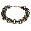 CHROME HEARTS(クロムハーツ) 1 DOUBLE B RING ダブルBリング ブレスレット シルバー BCA121【中古】【程度B】【カラーシルバ...