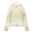 CHROME HEARTS(クロムハーツ) サイズ:S Y NOT クロスパッチ付き サーマル ロングスリーブTシャツ カットソー【中古】【程度B】【カラーホワ...