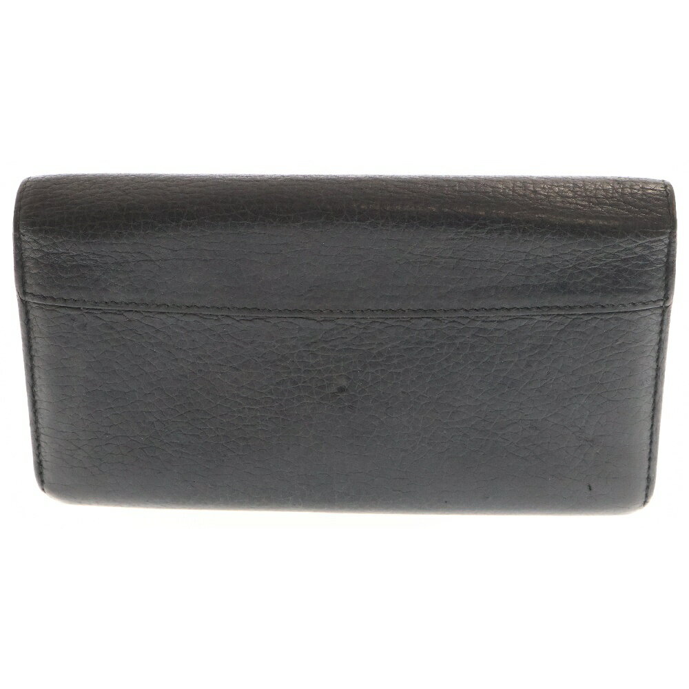 LOUIS VUITTON(ルイヴィトン) ポルトフォイユ カプシーヌ ノワール ゴールド金具 レザーロングウォレット 長財布 ブラック M64102 MI0158【中古】【程度B】【カラーブラック】【取扱店舗新宿】