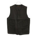 Brown's BEACH(ブラウンズビーチ) サイズ:40 4Pocket Canvas Vest ポケット キャンバス ベスト ジャケット ブラック BBJ...