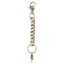 CHROME HEARTS(クロムハーツ) CLP CHN CLASSIC-L/ロングクラシックリンク キーチェーン シルバー BCA069【中古】【程度B】【...