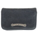 CHROME HEARTS(クロムハーツ) CARD CASE グロメット付きレザーカードケース ブラック【中古】【程度C】【カラーブラック】【取扱店舗BRIN...
