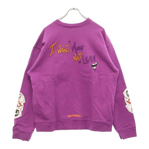 CHROME HEARTS(クロムハーツ) サイズ:XL ×MATTY BOY PPO I WANT MORE NOT LESS SWTSHRT MATTY BOY マッティボーイ プリントスウェットトレーナー パープル【中古】【程度A】【カラーパープル】【取扱店舗BRING札幌店】 CHROME HEARTS(クロムハーツ) サイズ:XL ×MATTY BOY PPO I WANT MORE NOT LESS SWTSHRT MATTY BOY マッティボーイ プリントスウェットトレーナー パープル【中古】【程度A】【カラーパープル】【取扱店舗BRING札幌店】