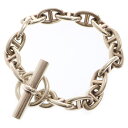 HERMES(エルメス) サイズ:16LINK Chaine d'Ancre MM シェーヌダンクル チェーンブレスレット シルバー 16LINK【中古】【程度...