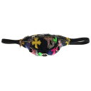 CHROME HEARTS(クロムハーツ) SNAT PACK MINI MULTI スナットパックミニ マルチクロスパッチ ボディーバッグ ブラック/マルチ【...