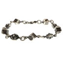 CHROME HEARTS(クロムハーツ) サイズ:9LINK 9LINK DICE NO1 CRSBL ダイスクロスボール シルバーブレスレット【中古】【程度...