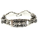 CHROME HEARTS(クロムハーツ) サイズ:4LINK 4LINK KEEPER LINK キーパーリンク シルバーブレスレット【中古】【程度B】【カラ...