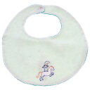 HERMES(エルメス) baby ベイビー ガブリオル スタイ よだれかけ ラウンド グリーン キッズ【中古】【程度A】【カラーグリーン】【オンライン限定商品...