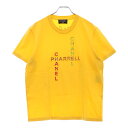 CHANEL(シャネル) サイズ:S ファレル・ウィリアムス 19SS P61052 スパンコールロゴ クルーネック半袖Tシャツ イエロー【中古】【程度A】【カ...