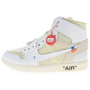 NIKE(ナイキ) サイズ:28.5cm ×OFF-WHITE AIR JORDAN 1 RETRO HIGH NRG AQ0818-100 オフホワイト EU...