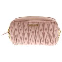 miumiu(ミュウミュウ) マテラッセ チェーンショルダーバッグ ミニバッグ ポーチ ピンク レザー ゴールド金具【中古】【程度A】【カラーピンク】【オンライ...