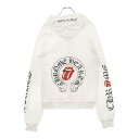 CHROME HEARTS(クロムハーツ) サイズ:S オールド ローリングストーンズ リップ&タン ダガージップアップフーディー パーカー ホワイト【中古】【程度B】【カラーホワイト】【取扱店舗BRINGアメリカ村店】