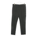 SAINT LAURENT PARIS(サンローランパリ) サイズ:44 ウールスリムスラックスパンツ レディース ブラック 330259 Y585H【中古】【...