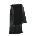 Rick Owens(リックオウエンス) サイズ:XS Cape Tank ギャザーワンショルダー トップス レディース ブラック RP01B4636 C【新古品/中古】【程度S】【カラーブラック】【オンライン限定商品】