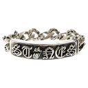 CHROME HEARTS(クロムハーツ) サイズ:11LINK ローリングストーンズ リップアンドタン IDクラシック アフターダイヤ シルバーブレスレット】...
